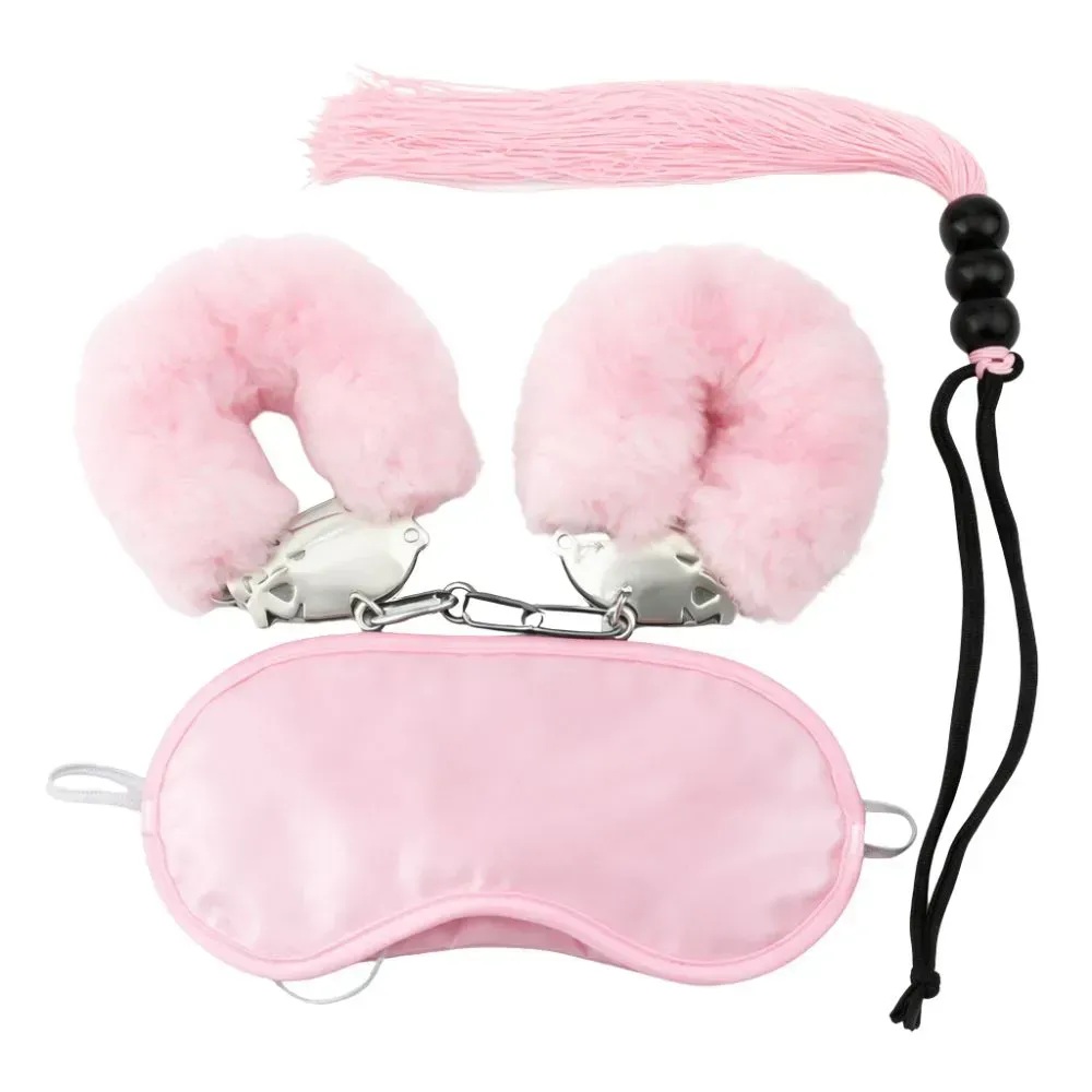 Набор БДСМ IDEA SM розовый, 3 предмета (341411), zoom