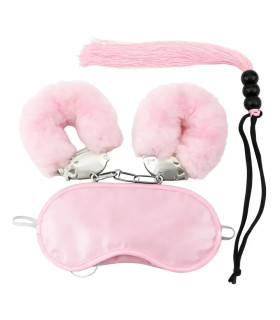 Набор БДСМ IDEA SM розовый, 3 предмета - No Taboo