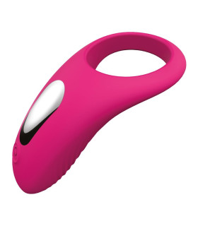 Ерекційне віброкільце Dreamtoys Essentials силіконове, рожеве, 8.8 х 4.2 см - No Taboo