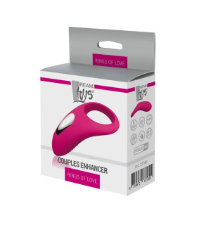 Ерекційне віброкільце Dreamtoys Essentials силіконове, рожеве, 8.8 х 4.2 см - No Taboo