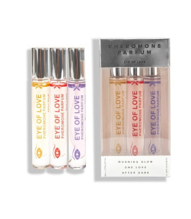 Набор ароматов с феромонами Eye Of Love Pheromone Perfume Set для женщин, 3 шт х 30 мл (неполный флакон) - No Taboo