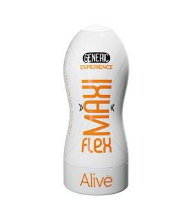 Мастурбатор Alive Maxi Flex Generic Experience, бежевий, 19 х 7.8 см - No Taboo