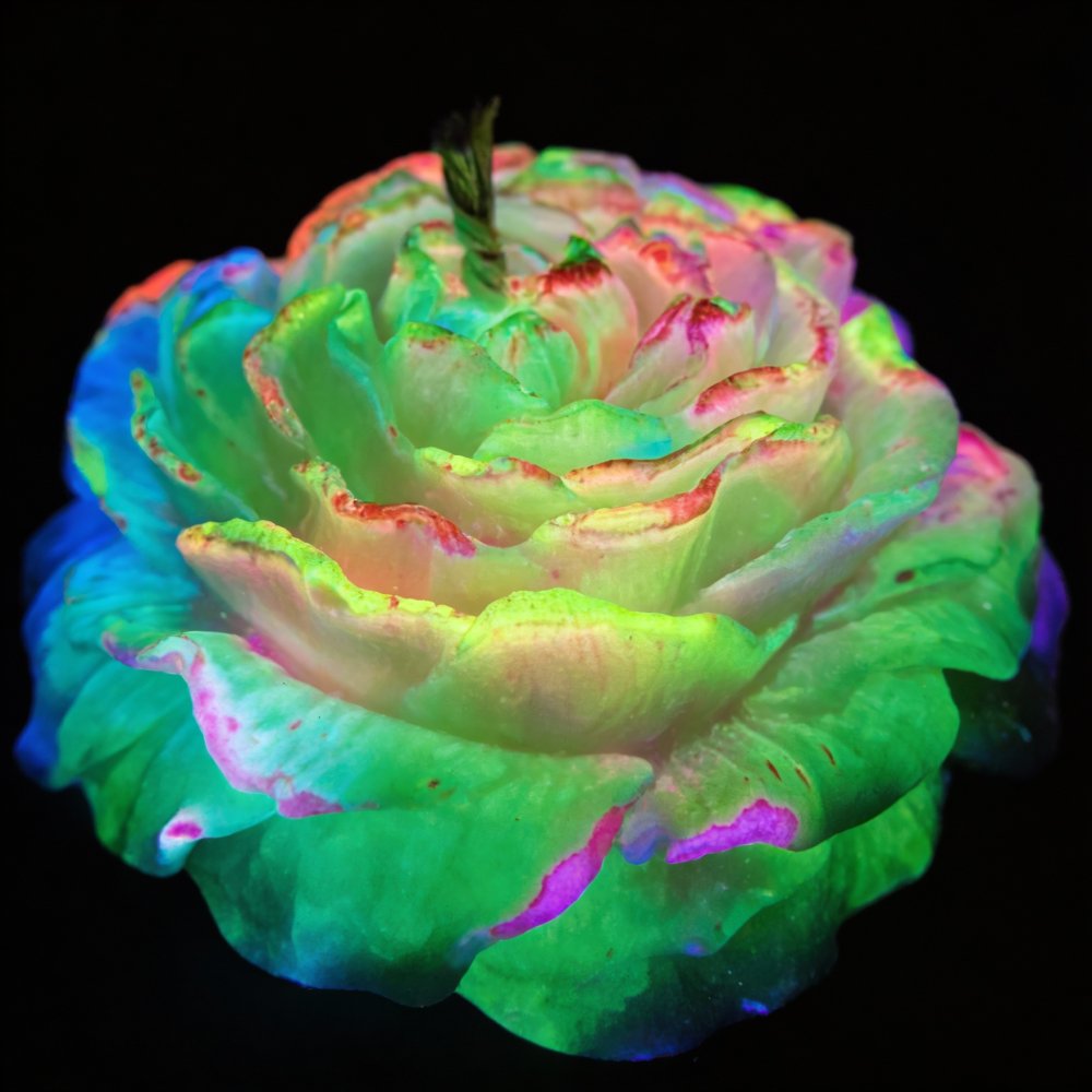 Премиум свеча люминесцентная GlowKink 91 г, низкотемпературная, для БДСМ, разноцветная (341402), zoom