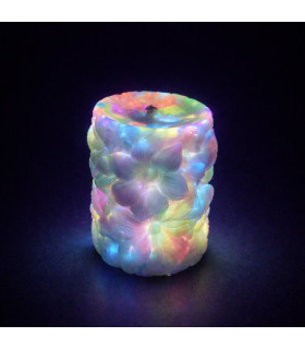 Премиум свеча люминесцентная GlowKink 220 г, низкотемпературная, для БДСМ, разноцветная - No Taboo