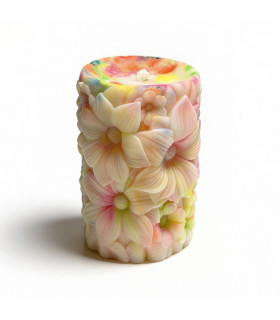 Премиум свеча люминесцентная GlowKink 220 г, низкотемпературная, для БДСМ, разноцветная - No Taboo