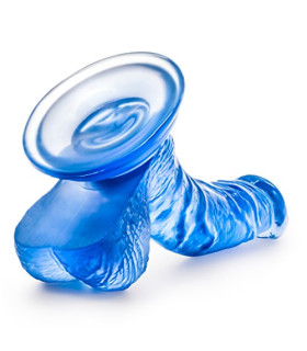 Фалоімітатор реалістичний на присосці Blush синій, 17.7 см х 3.5 см - No Taboo