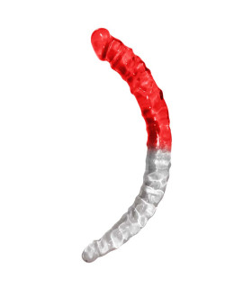 Фаллоимитатор двусторонний рельефный NMC красный, 46 см х 5 см - No Taboo