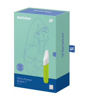 Вибропуля Satisfyer Ultra Power Bullet 7 салатовая, 13.5 х 2.4 см - No Taboo