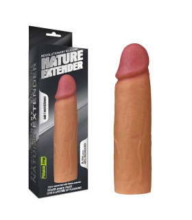 Насадка на пеніс реалістична Lovetoy бежева, 16.5 х 4 см - No Taboo