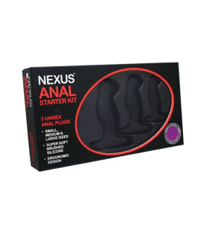 Набор анальных пробок из силикона Nexus, 3 шт - No Taboo