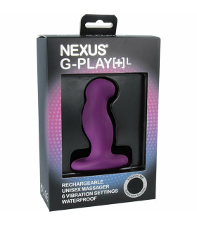 Анальний вібромасажер Nexus фіолетовий розмір L 8 см х 3.5 см - No Taboo