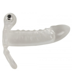 Насадка на пеніс з віброкулею та кільцем на мошонку Orion, 15.6 см х 3.8 см - No Taboo