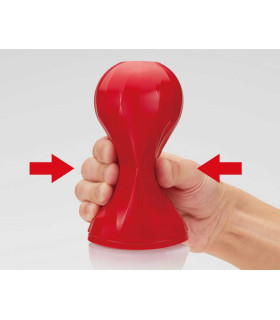 Мастурбатор Tenga Air Tech Squeeze Gentle з вакуумним ефектом, білий, 17 см х 8 см - No Taboo