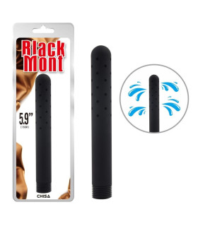 Насадка-трубка для анального душу Chisa Black Mont чорна, 15 см х 1.9 см - No Taboo