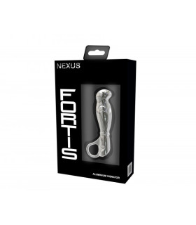 Вібромасажер для простати та точки G Nexus Fortis металевий, 10 см х 3.4 см - No Taboo