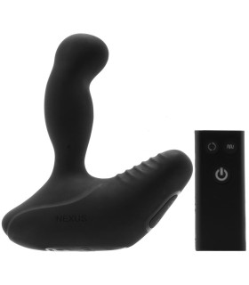 Вібромасажер простати з рухомою головкою і пультом Nexus чорний, 12.7 см х 3.4 см - No Taboo