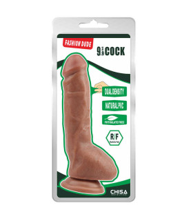 Фаллоимитатор реалистичный CHISA Fashion Dude бежевый, 25 см х 4.3 см - No Taboo