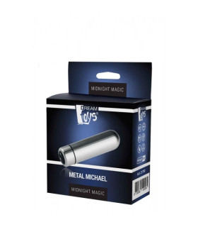 Вибропуля металлическая, Dream Toys, серебристая, 6.9 см х 1.9 см - No Taboo