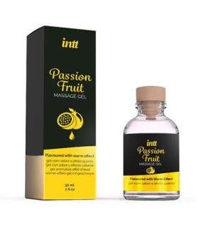 Массажный гель Intt Passion Fruit, 30 мл, разогревающий, со вкусом и ароматом маракуйи - No Taboo