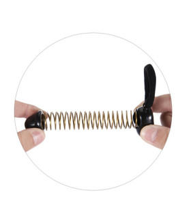 Резинка на волосы Вилли на пружине цвет чёрно-золотой Romfun - No Taboo