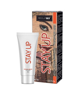 Крем-пролонгатор RUF Stay Up с охлаждающим эффектом, 40 мл - No Taboo