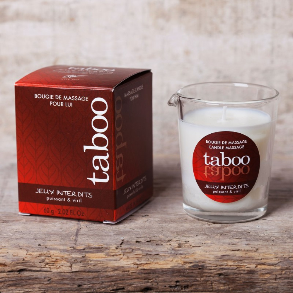 Масажна свічка RUF, 60 г, Taboo Candle Jeux Interdits Wild Lichen з ароматом дикого лишайника (33215), zoom