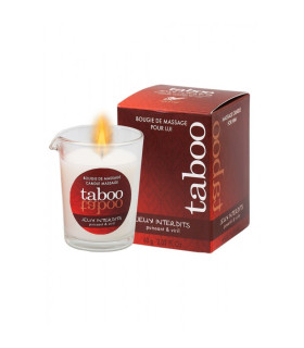 Масажна свічка RUF, 60 г, Taboo Candle Jeux Interdits Wild Lichen з ароматом дикого лишайника - No Taboo
