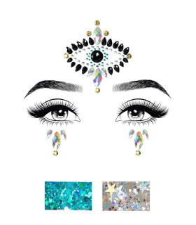 Наклейки для лица Leg Avenue Divinity Face jewels sticker O/S - No Taboo