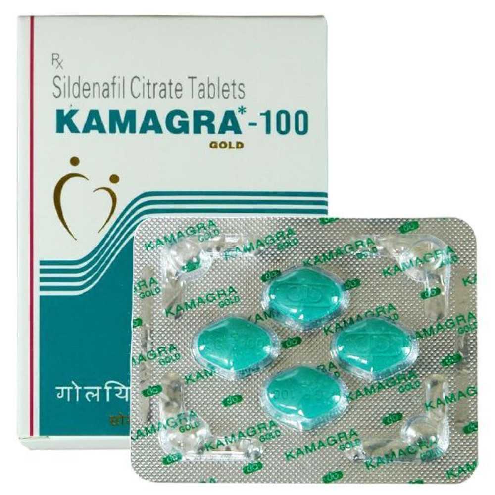 Пігулки для ерекції Kamagra Gold 100 Sildenafil, 4 шт (36581), zoom