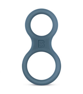 Двойное эрекционное кольцо, Boners серого цвета - No Taboo