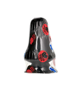 Анальний плаг для фістингу All Black, чорний, 12 см - No Taboo