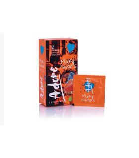 Презервативы Pasante Adore Flavours Condoms — 12 шт - No Taboo