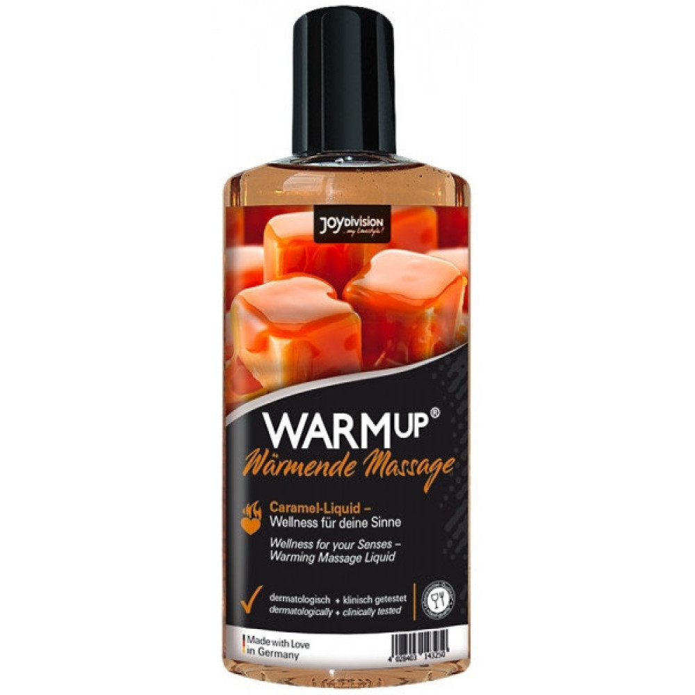 Масло для масажу зігріваюче і їстівне WARMup Caramel 150ml (1881), zoom