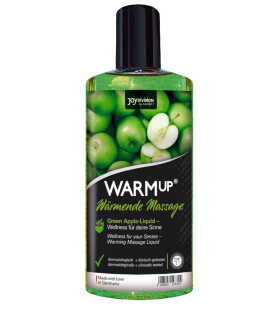 Съедобное массажное масло с разогревом WARMup Green Apple, 150 мл - No Taboo