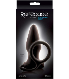 Анальная пробка с кольцом на член RENEGADE POP & LOCK ROCKY - No Taboo