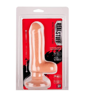 Реалістичний вібратор на присоску REALSTUFF 7inch FLESH 17,8 см - No Taboo