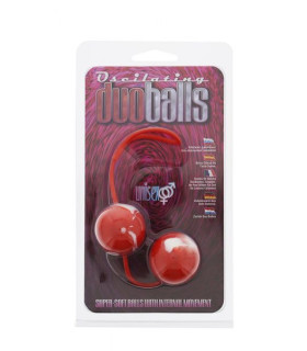 Вагінальні кульки червоні Marbelized DUO BALLS - No Taboo