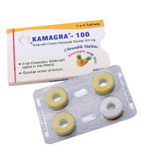 Таблетки для потенции жевательные Ананас и Ментол, 4 шт - No Taboo