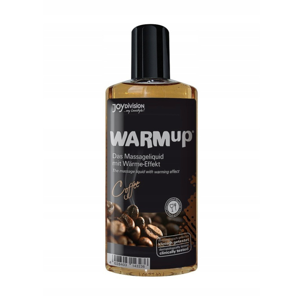 Массажное масло согревающее, съедобное WARMup Coffee, 150 ml (22756), zoom