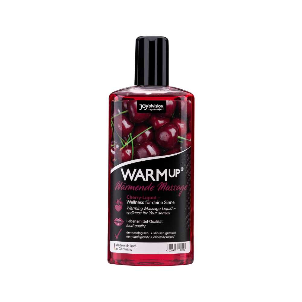 Масажне масло c розігрівом їстівне WARMup Cherry, 150 ml (1878), zoom
