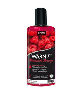 Массажное масло согревающее съедобное WARMup Raspberry, 150 ml - No Taboo