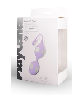 Вагінальні кульки на жорсткому зчепленні фіолетові LAVENDER - No Taboo