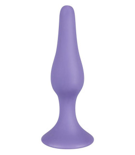 Анальна пробка Los Analos Lila лілова з присоскою - No Taboo