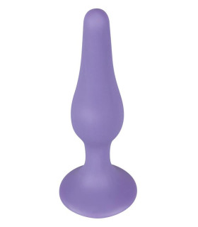 Анальна пробка Los Analos Lila лілова з присоскою - No Taboo