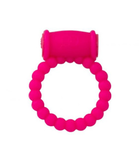 Ерекційне кільце на пеніс, рожеве з вібрацією - No Taboo