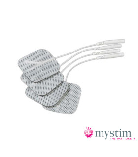 Самоклеючі Електроди для електростимуляції Mystim, 40х40 мм - No Taboo