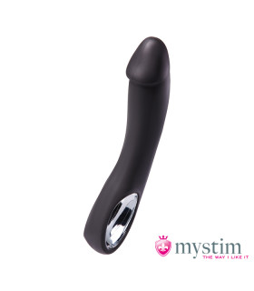 Фаллоимитатор-электростимулятор Mystim, черный, 27 х 4.5 см - No Taboo