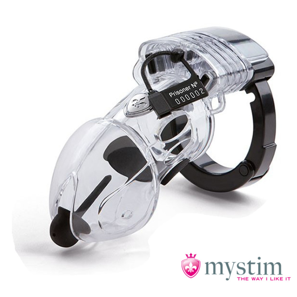 Пояс верности с электростимуляцией Mystim, прозрачный, 8.2 х 4.7 см (43174), zoom