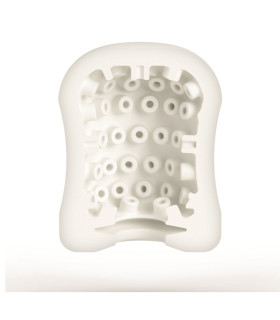 Мастурбатор мужской Dotty Dora Dots Mystim, белый - No Taboo