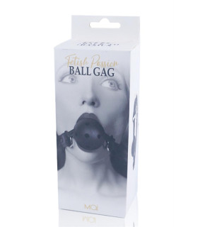 Кляп-кулька Mai Attraction чорний, 4.6 см - No Taboo